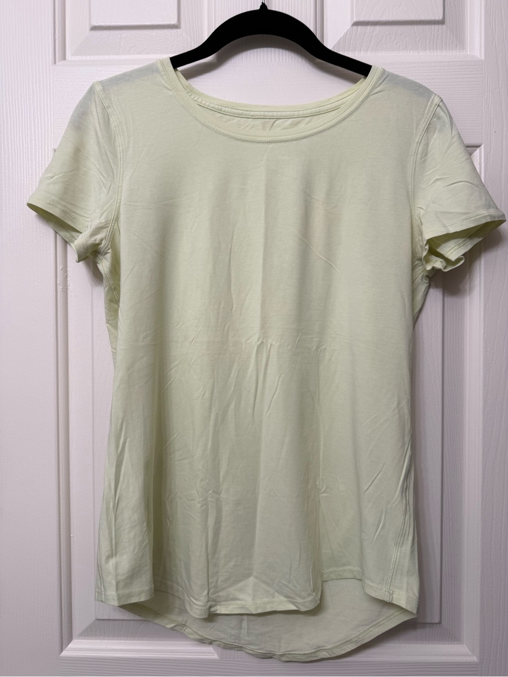 lululemon athletica Pale Green Short Sleeve Crew Tee